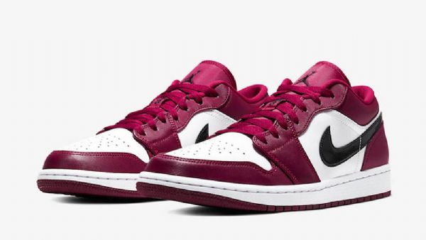 Nike Air Jordan 1 Matalat Kengät Naisille Punainen