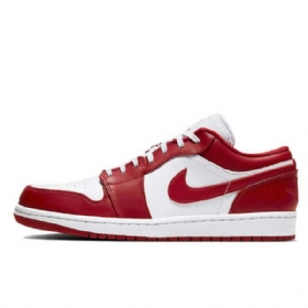 Nike Air Jordan 1 Matalat Kengät Naisille Punainen