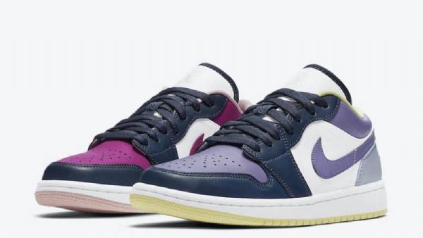 Nike Air Jordan 1 Matalat Kengät Naisille Violetti