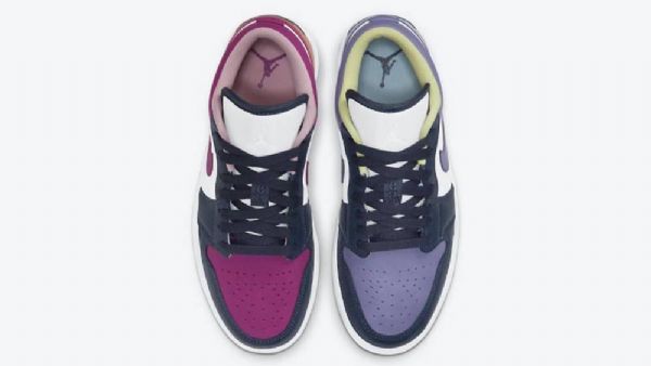 Nike Air Jordan 1 Matalat Kengät Naisille Violetti