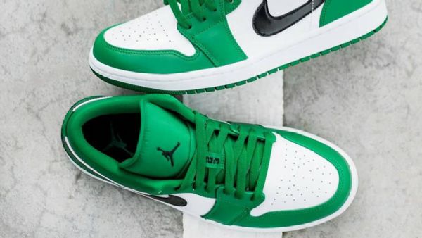 Nike Air Jordan 1 Matalat Mäntykengät Miehille Vihreä