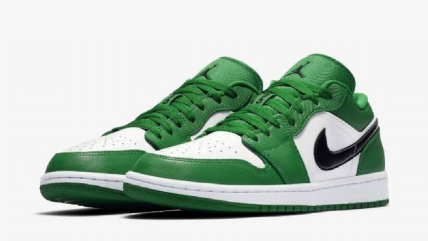 Nike Air Jordan 1 Matalat Mäntykengät Miehille Vihreä