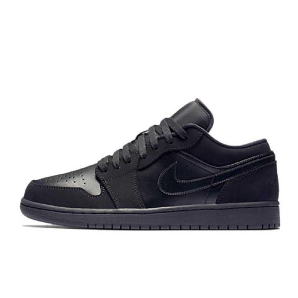 Nike Air Jordan 1 Matalat Miesten Kolmikengät Mustat