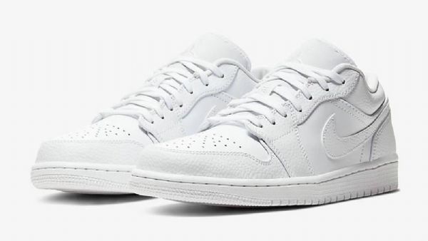 Nike Air Jordan 1 Matalat Miesten Kolmikengät Valkoinen