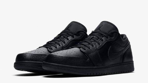Nike Air Jordan 1 Matalat Naisten Kolmikengät Mustat