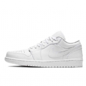 Nike Air Jordan 1 Matalat Naisten Kolmikengät Valkoinen