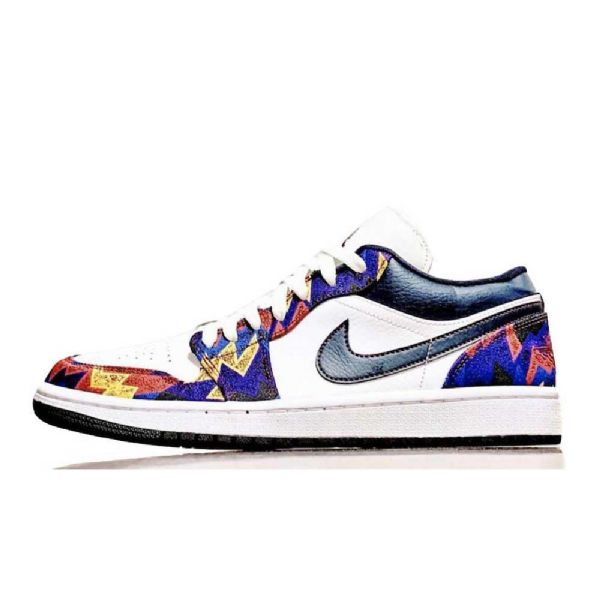 Nike Air Jordan 1 Matalat Neuletossut Miesten Moniväriset