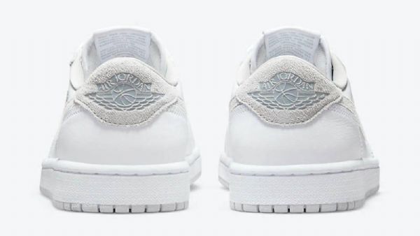 Nike Air Jordan 1 Matalat Og-kengät Miehille Valkoinen Harmaa