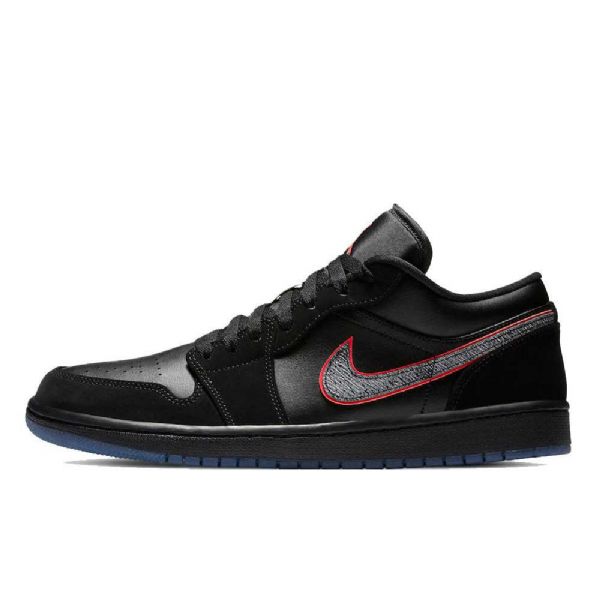 Nike Air Jordan 1 Matalat Orbit Kengät Miehille Musta Punainen