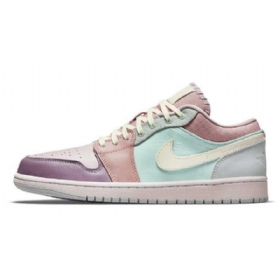 Nike Air Jordan 1 Matalat Pastellikengät Miesten Moniväriset
