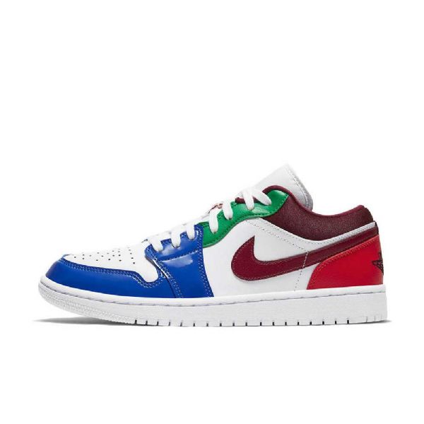 Nike Air Jordan 1 Matalat Patenttiväriset Naisten Moniväriset Kengät