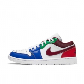Nike Air Jordan 1 Matalat Patenttiväriset Naisten Moniväriset Kengät