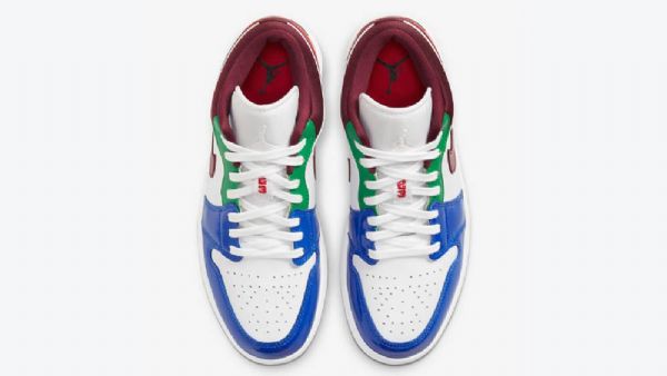 Nike Air Jordan 1 Matalat Patenttiväriset Naisten Moniväriset Kengät