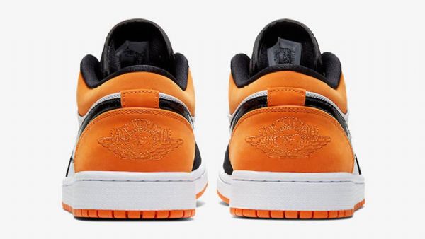Nike Air Jordan 1 Matalat Shatteredboard-kengät Miehille Oranssimusta