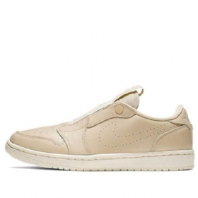 Nike Air Jordan 1 Matalat Slip-on Retro-koripallokengät Naisille Khaki