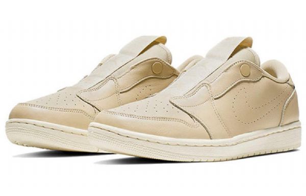 Nike Air Jordan 1 Matalat Slip-on Retro-koripallokengät Naisille Khaki