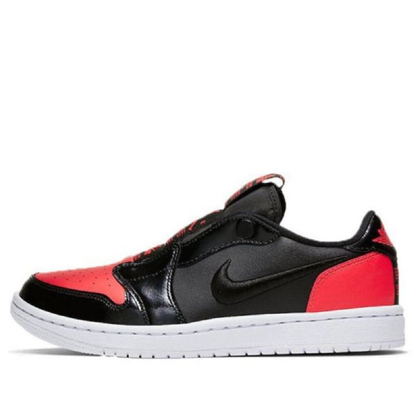 Nike Air Jordan 1 Matalat Slip Retro Koripallokengät Naisille Musta Punainen