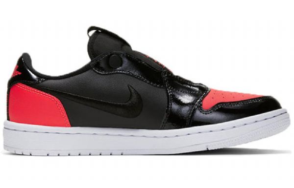 Nike Air Jordan 1 Matalat Slip Retro Koripallokengät Naisille Musta Punainen