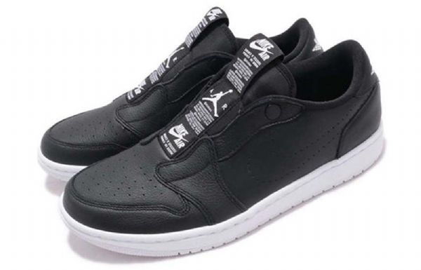 Nike Air Jordan 1 Matalat Slip Retro Koripallokengät Naisille Mustat