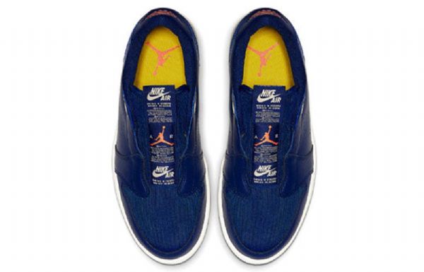 Nike Air Jordan 1 Matalat Slip Retro Koripallokengät Naisille Siniset