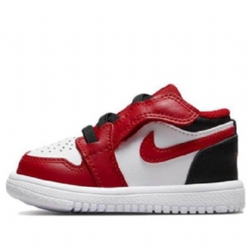 Nike Air Jordan 1 Matalat Td-kengät Lapsille Musta