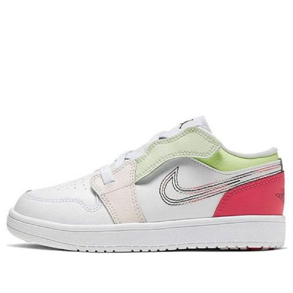 Nike Air Jordan 1 Matalat Topit Alt Ps Retro Koripallokengät Lapsille Valkoinen