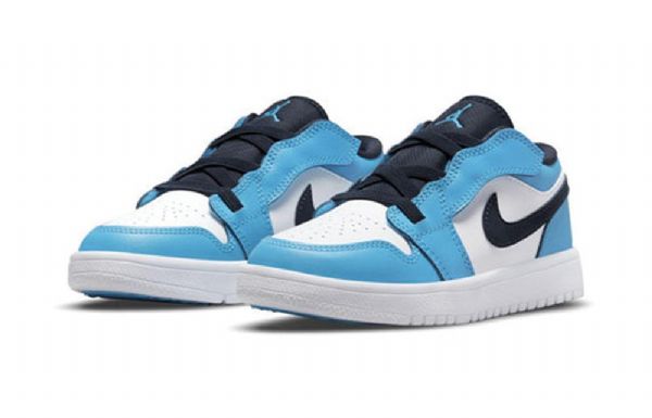Nike Air Jordan 1 Matalat Topit Alt Ps Retro Koripallokengät Miehille Sininen Valkoinen