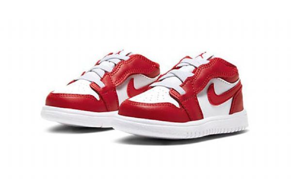 Nike Air Jordan 1 Matalat Topit Alt Td Kengät Lapsille Punainen