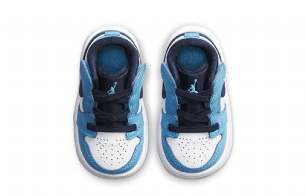Nike Air Jordan 1 Matalat Topit Alt Td Kengät Lapsille Sininen Valkoinen