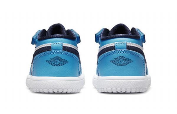 Nike Air Jordan 1 Matalat Topit Alt Td Kengät Lapsille Sininen Valkoinen