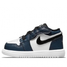 Nike Air Jordan 1 Matalat Topit Alt Td Retro Koripallokengät Lapsille Tummansininen