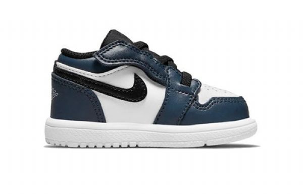 Nike Air Jordan 1 Matalat Topit Alt Td Retro Koripallokengät Lapsille Tummansininen