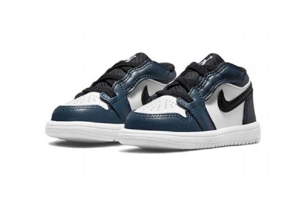 Nike Air Jordan 1 Matalat Topit Alt Td Retro Koripallokengät Lapsille Tummansininen