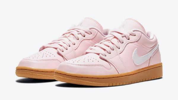 Nike Air Jordan 1 Matalat Topit Arctic Kengät Miehille Vaaleanpunainen
