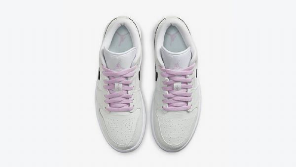 Nike Air Jordan 1 Matalat Topit Barely Kengät Miehille Vihreä Vaaleanpunainen