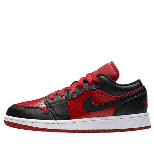 Nike Air Jordan 1 Matalat Topit Bg Retro Koripallokengät Miehille Punainen Musta