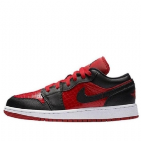 Nike Air Jordan 1 Matalat Topit Bg Retro Koripallokengät Miehille Punainen Musta