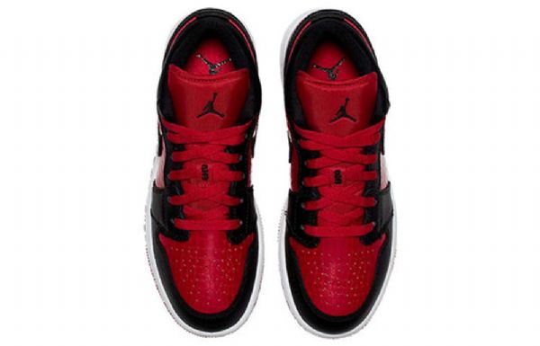 Nike Air Jordan 1 Matalat Topit Bg Retro Koripallokengät Miehille Punainen Musta