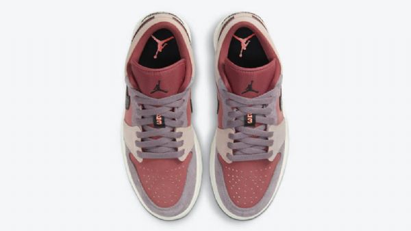 Nike Air Jordan 1 Matalat Topit Canyon Rust Kengät Miehille Burgundy Pinkki