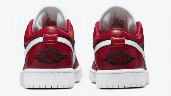 Nike Air Jordan 1 Matalat Topit Chicago Flip Kengät Naisille Punainen Valkoinen