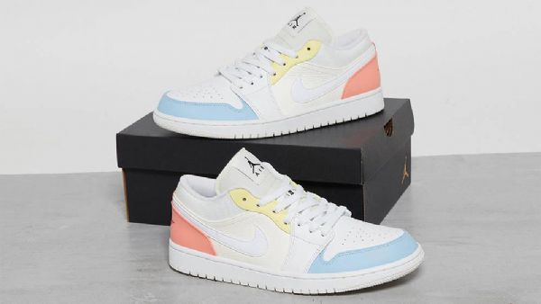 Nike Air Jordan 1 Matalat Topit Citron Summit Kengät Miehille Valkoinen