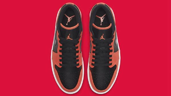 Nike Air Jordan 1 Matalat Topit Crimson Kengät Miehille Oranssi