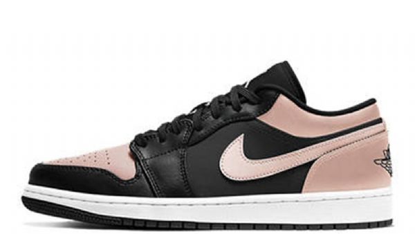 Nike Air Jordan 1 Matalat Topit Crimson Tint Kengät Naisille Musta Coral