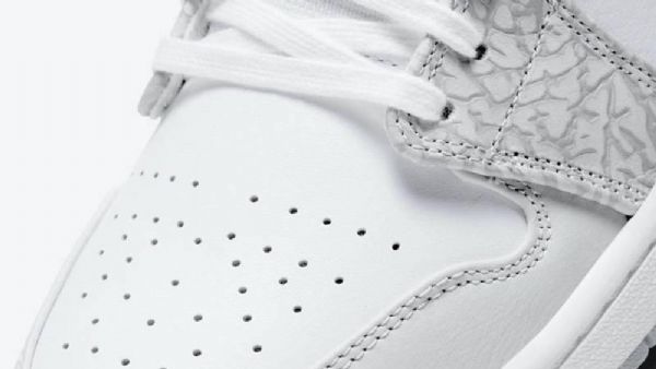 Nike Air Jordan 1 Matalat Topit Elephant Print Berlin Kengät Miehille Harmaa