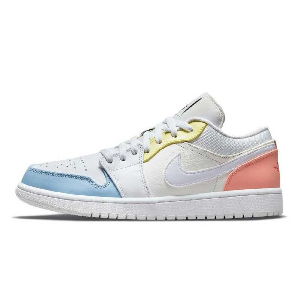 Nike Air Jordan 1 Matalat Topit Ensimmäisiin Miesten Valmentajakenkiini Valkoinen