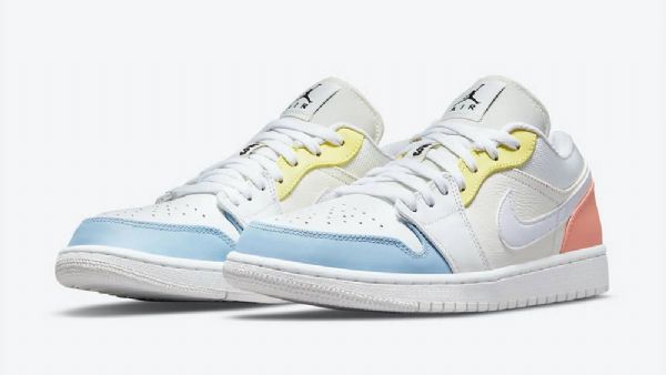 Nike Air Jordan 1 Matalat Topit Ensimmäisiin Miesten Valmentajakenkiini Valkoinen
