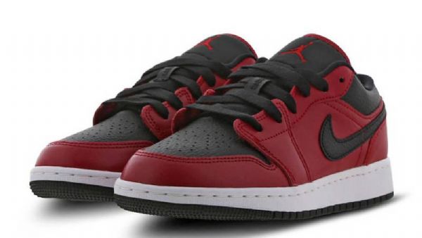 Nike Air Jordan 1 Matalat Topit Gs Kengät Naisille Punainen Musta