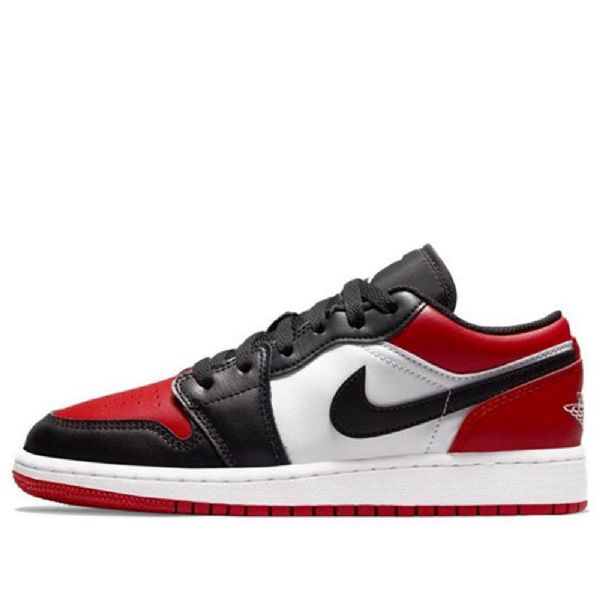 Nike Air Jordan 1 Matalat Topit Gs Koripallokengät Miehille Punainen Musta Valkoinen