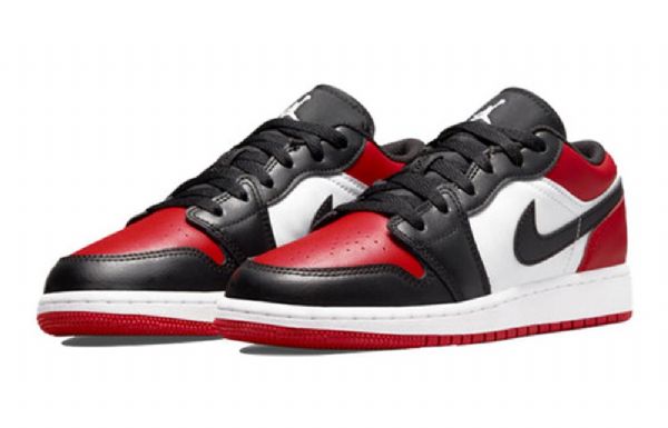 Nike Air Jordan 1 Matalat Topit Gs Koripallokengät Miehille Punainen Musta Valkoinen