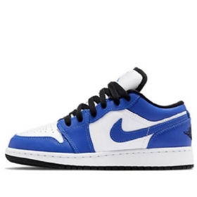 Nike Air Jordan 1 Matalat Topit Gs Koripallokengät Miehille Sininen Valkoinen